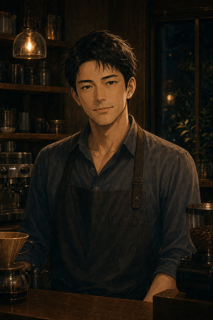 律 — 珈琲店「宵灯」の店主